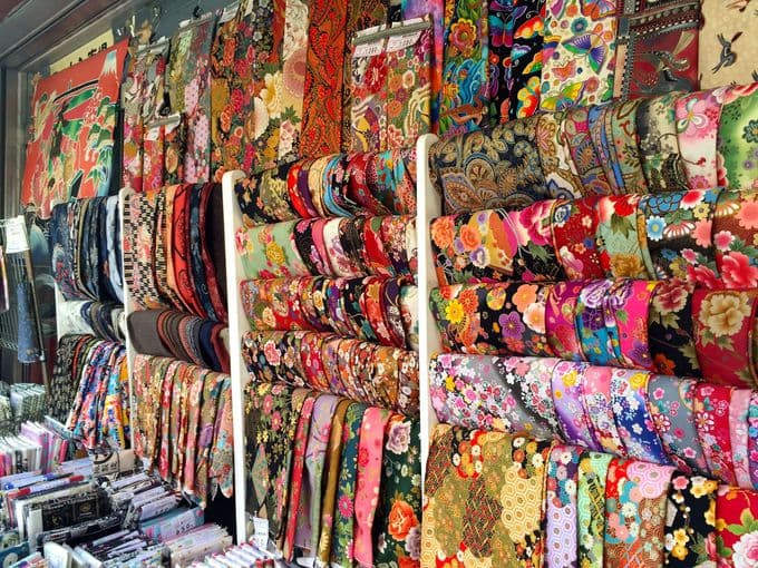 Nippori Textile Town in tokyo, Japan - A historic shopping district featuring over 90 wholesale fabric stores offering an incredible variety of textiles, from traditional kimono fabrics to modern designer materials at wholesale prices