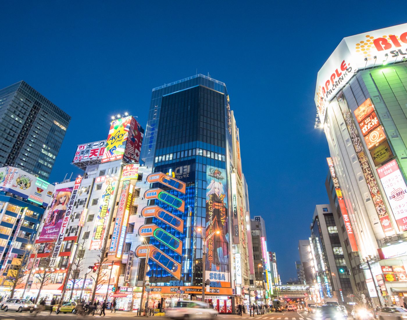 Akihabara in tokyo, Japan - Tokyo's world-famous 'Electric Town' and otaku paradise, offering endless electronics shops, anime stores, manga cafes, maid cafes, and gaming arcades.