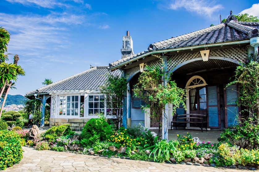 Glover Garden in nagasaki, Japan - A hillside park featuring beautifully preserved Western-style mansions from Nagasaki's trading port era, offering panoramic harbor views and insights into Japan's modernization.