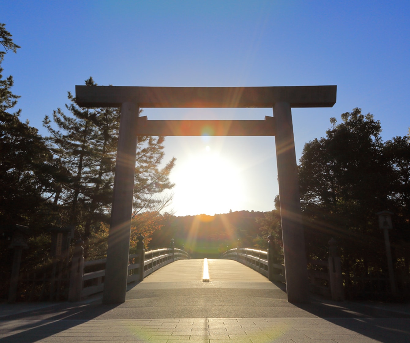 Ise Grand Shrine in mie, Japan - Japan's most sacred Shinto shrine, dedicated to the sun goddess Amaterasu Omikami