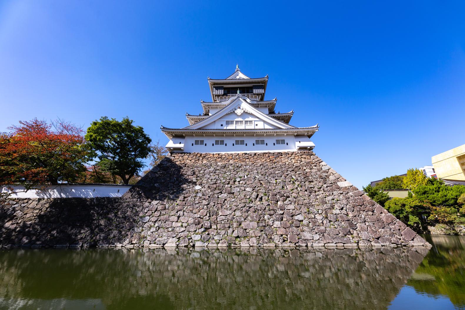 Kokura Castle in fukuoka, Japan - A reconstructed castle featuring unique architectural details and a museum showcasing the history of Kitakyushu, set in scenic parklands in the heart of the city.