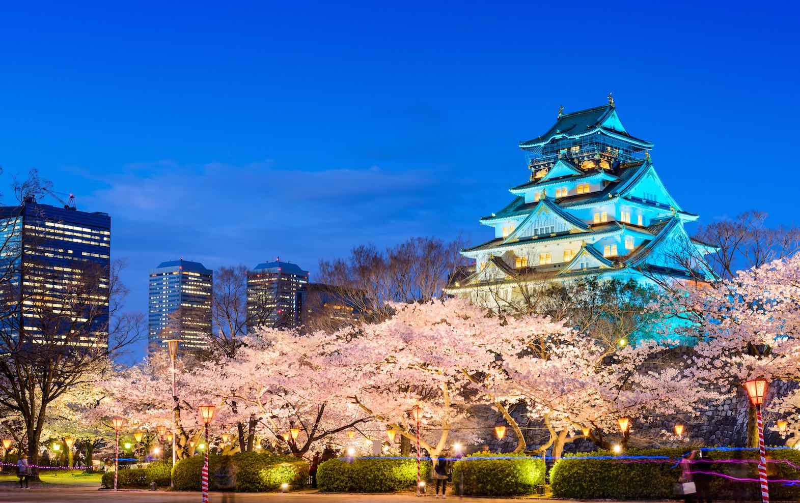 Osaka Castle in osaka, Japan - One of Japan's most famous castles, a symbol of Osaka's power and resilience, featuring impressive architecture, beautiful gardens, and a museum spanning centuries of samurai history.