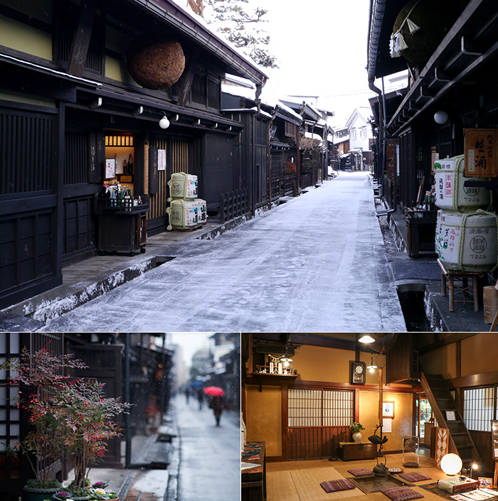 Takayama Old Town in gifu, Japan - A beautifully preserved Edo-period merchant town with wooden buildings, sake breweries, and traditional shops lining narrow streets. Known as 'Little Kyoto of the Mountains,' Takayama offers an authentic glimpse into historical Japan.